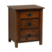 Elkins Three Drawer Nightstand