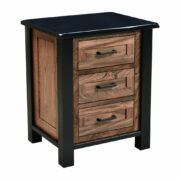 Empire Three Drawer Nightstand