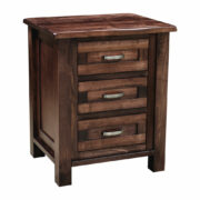 Empire Three Drawer Nightstand - Image 2