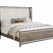 Abshire Bed With Fabric Headboard