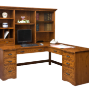 Mission Computer Desk With Return