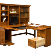 Mission Computer Desk With Return - Image 2