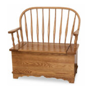 Bent Feather Bow Bench