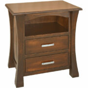 Vandalia 2 Drawer Open Nightstand