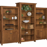 Boston Center and Side Bookcases