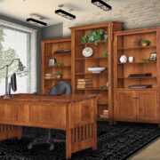 Boston Center and Side Bookcases - Image 2