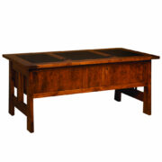 Freemont Mission Open Pedestal Desk - Image 2