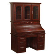 56" Traditional Desk with Hutch - Image 3
