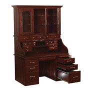 56" Traditional Desk with Hutch - Image 2
