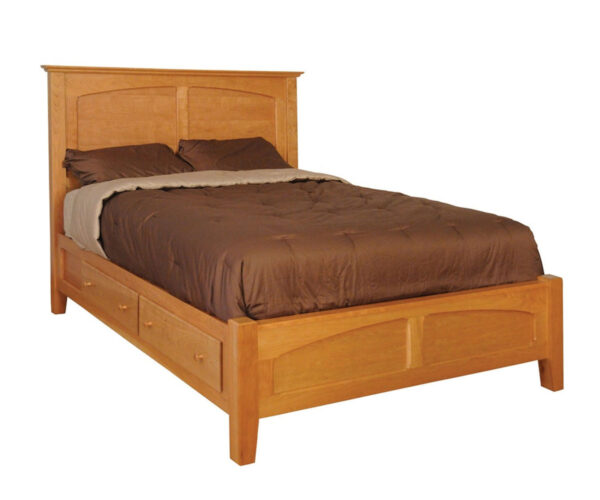 Shaker Panel Bed with Drawer Unit
