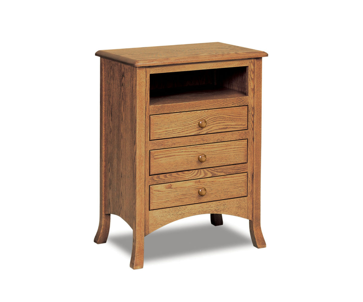Carlisle 3 Drawer Nightstand