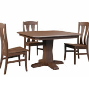 Bevel Shaker Single Pedestal Table - Image 2