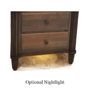 Louis Phillipe 2 Drawer Nightstand - Image 7