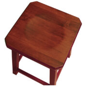 24" Mission Bar Stool with Clipped Corners - Image 2