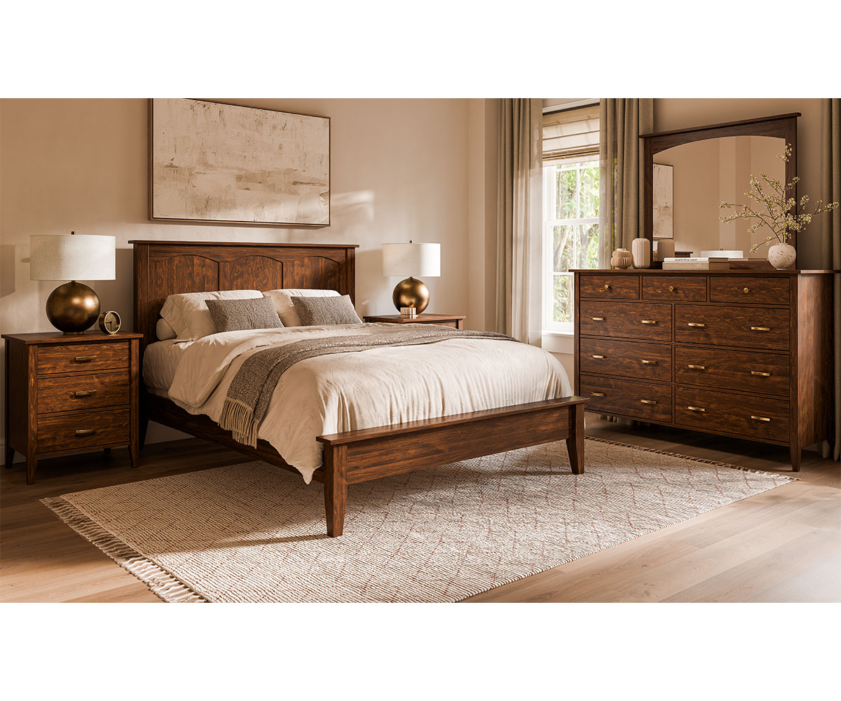 Winslow Bed With High Footboard - Image 2