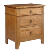 Tucson 3 Drawer Nightstand