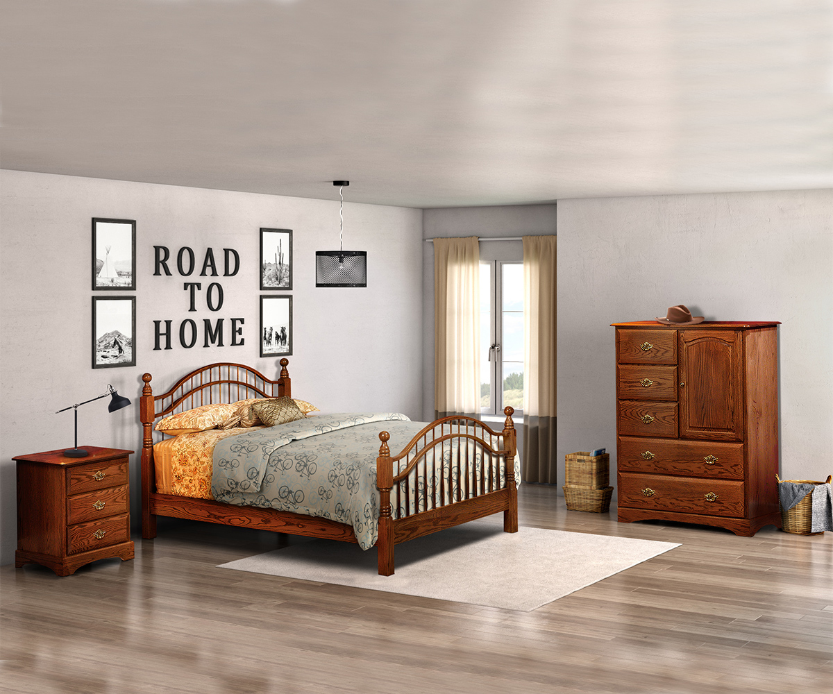 Sierra Classic Double Bow Bed - Image 2